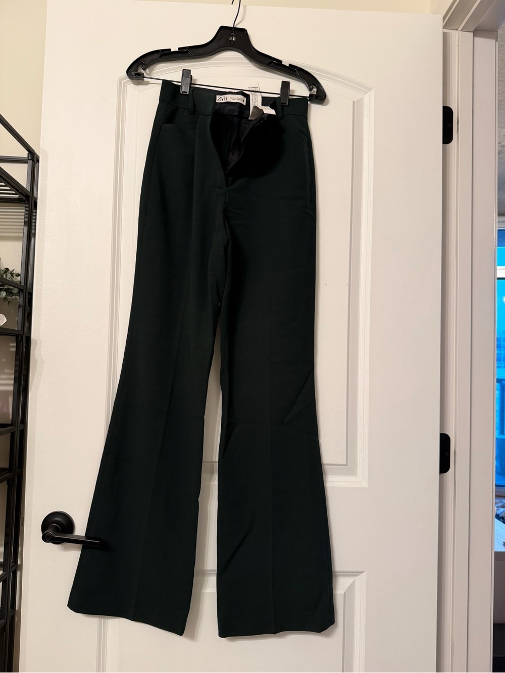 Zara Dark Green Boot Cut Dress Pants